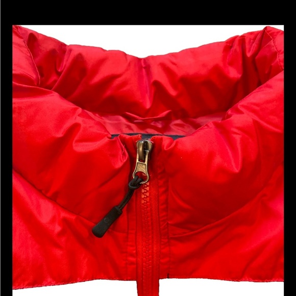 U.S. Polo Assn Puffer Vest Mens 2XL Navy Blue Red Full Zip Sporty Winter Ski EUC - Picture 5 of 9